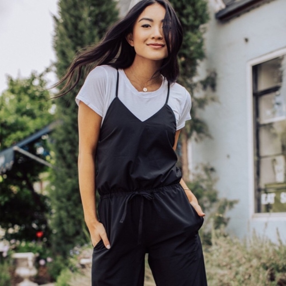 Cropped Albion Wide-leg Jumpsuit